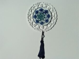 Enfeite de Parede ou Porta Mandala Azul e Verde