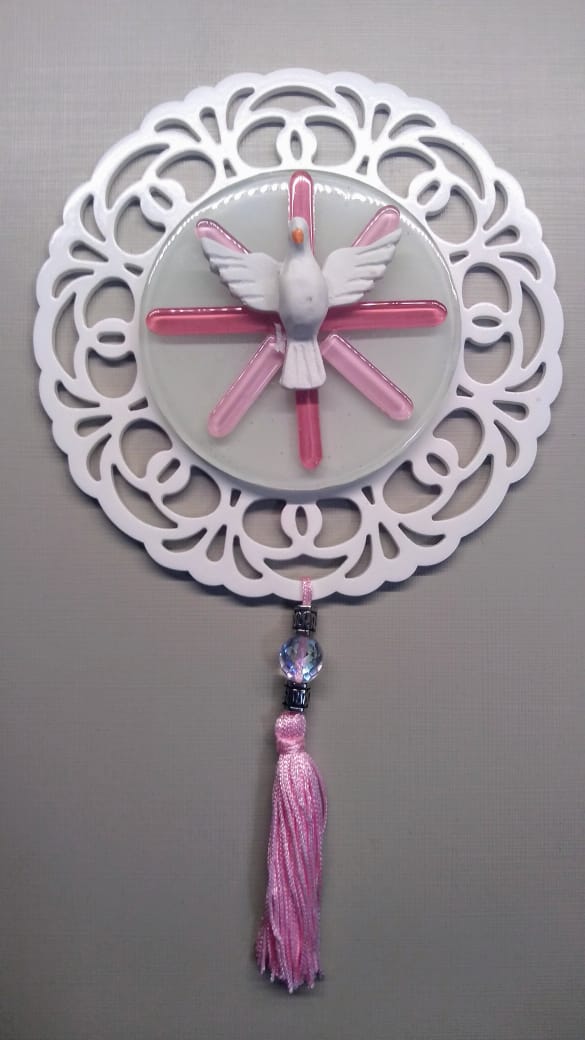 Enfeite de Parede ou Porta Divino Rosas