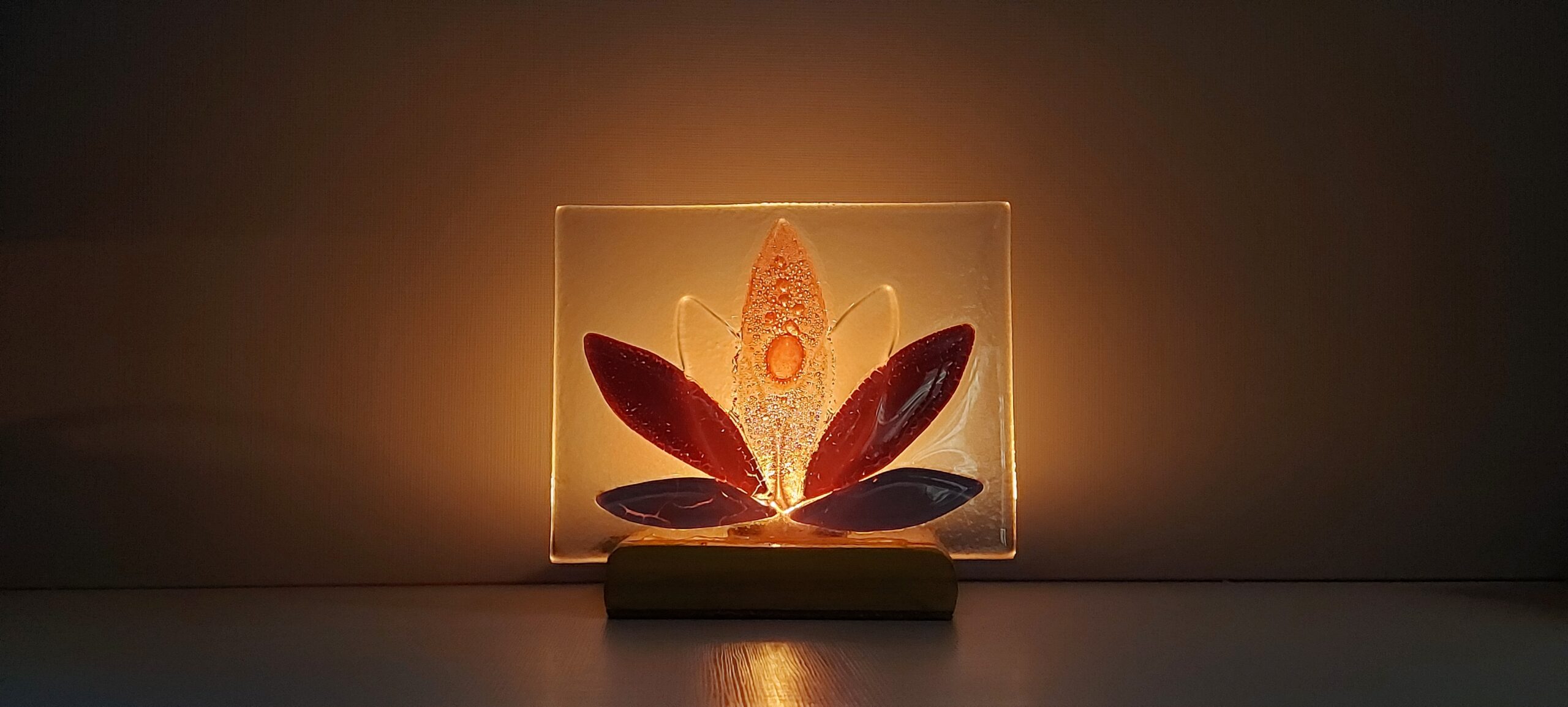 Porta Vela Flor de Lotus Rosas