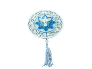 Enfeite de Parede ou Porta Divino Mandala Azuis