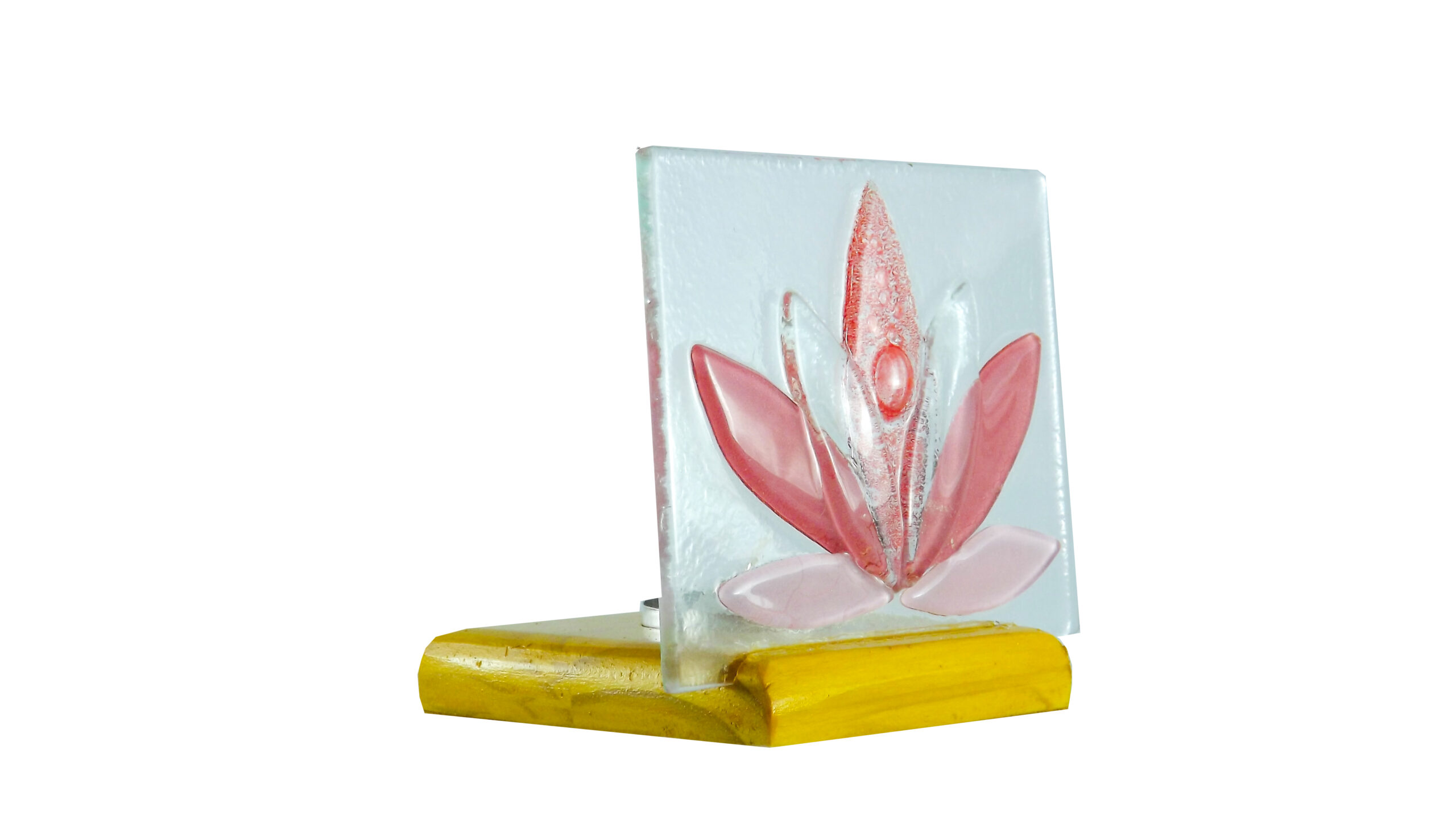Porta Vela Flor de Lotus Rosas - Imagem 2