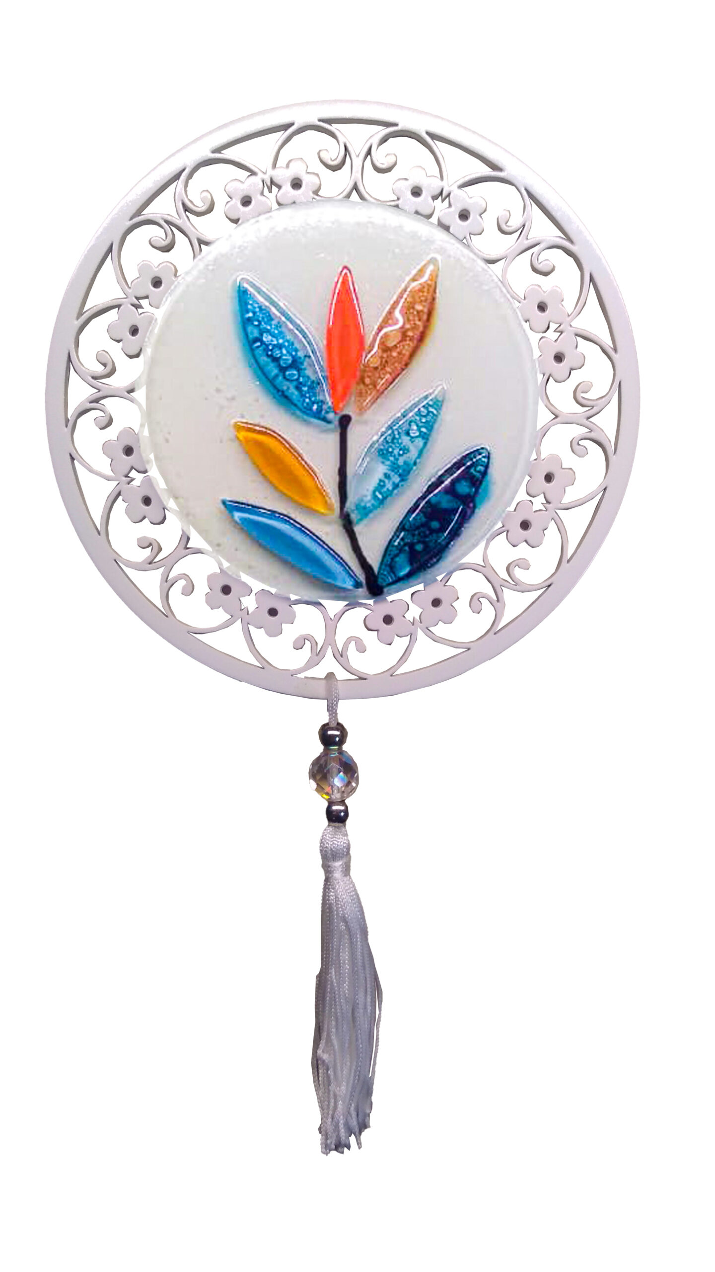 Enfeite de Parede ou Porta Mandala Flores