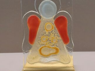 Novo Porta Vela Anjo Amarelo e Laranja